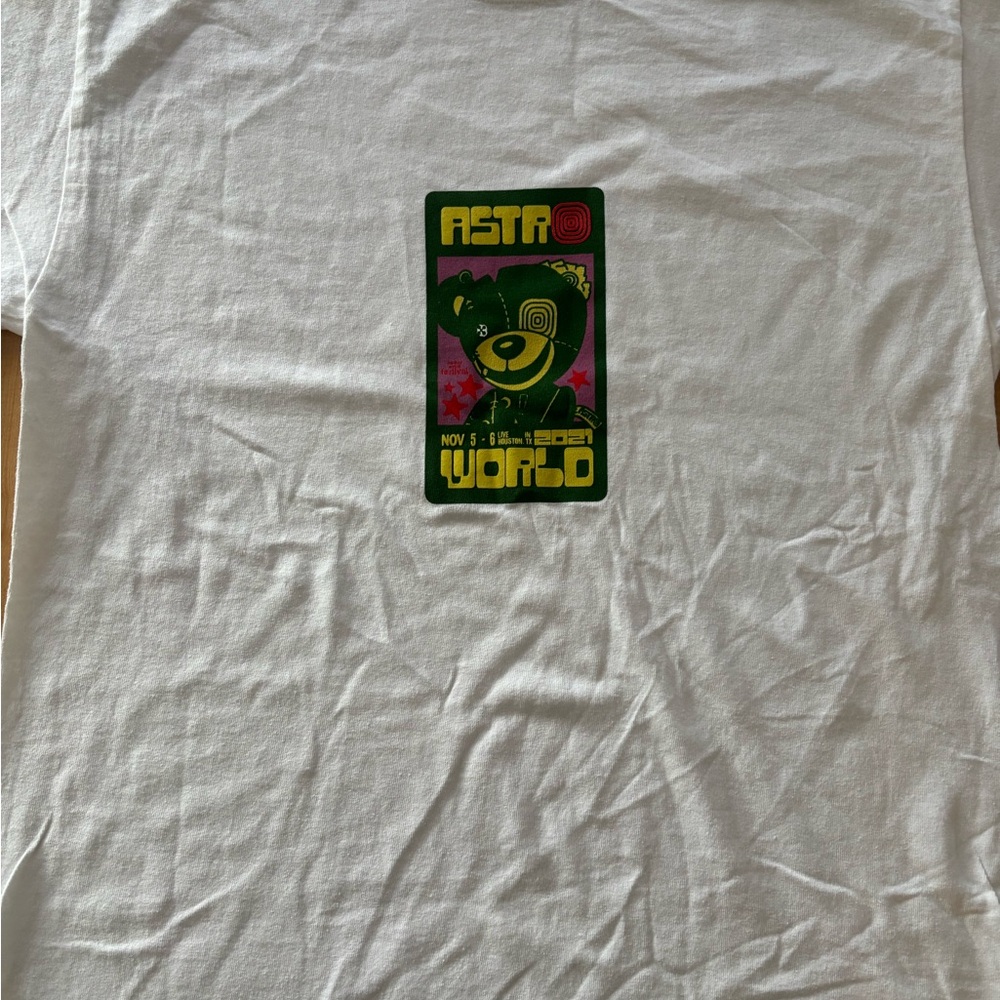 Travis scott scare bear tee